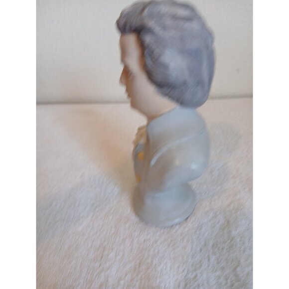 Mozart Ceramic Bust Vintage Classical Music Figurine Home Decor Collectible - Picture 5 of 10
